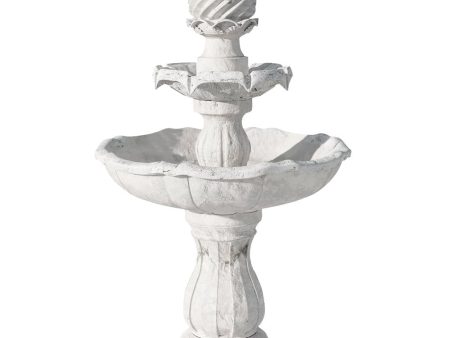 Ivory 3 Level Garden Fountain For Cheap