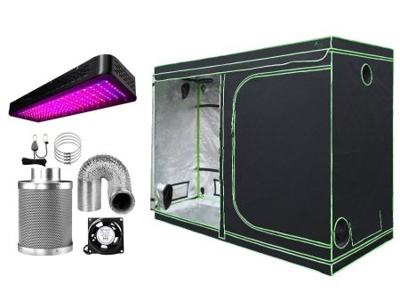 Hydroponic LED Grow Light Kit - 280X140X200cm + 6  Ventilation Sale