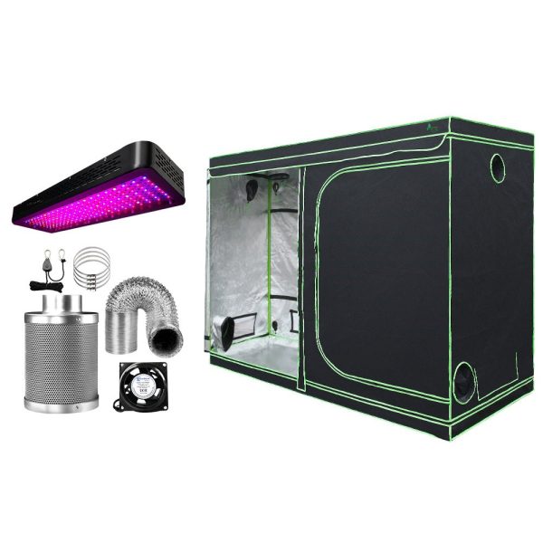 Hydroponic LED Grow Light Kit - 280X140X200cm + 6  Ventilation Sale