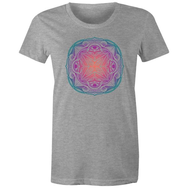 Women s Colourful Mandala T-shirt Online now