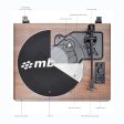 mbeat Hi-Fi Turntable with Built-In Bluetooth Receiving Speaker For Sale