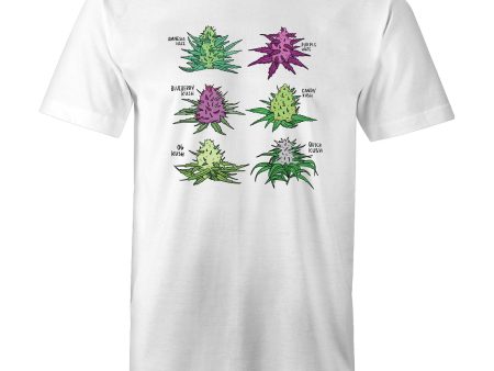 Men s Cannabis Strain Set T-shirt Online Hot Sale