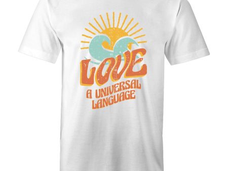 Men s Love Is A Universal Language T-shirt Hot on Sale