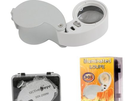 Active Eye 30X Illuminated Magnifier Loupe Online Hot Sale