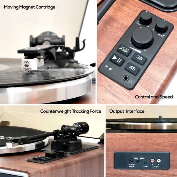 mbeat Hi-Fi Turntable with Built-In Bluetooth Receiving Speaker For Sale