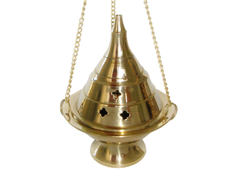 Brass Charcoal Holder - Hanging Censer Discount