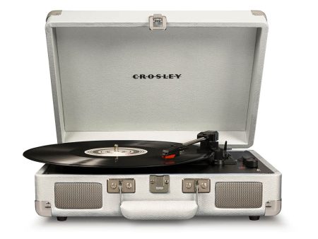 CROSLEY Crosley Cruiser White Sands - Bluetooth Portable Turntable Hot on Sale