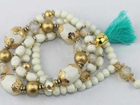 Bracelet Celadon Tassel Set For Discount