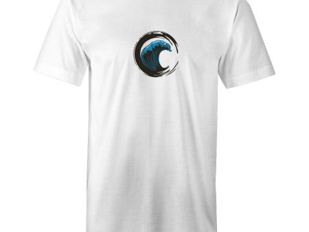 Men s Cool Wave Art Tall Tee T-shirt For Sale