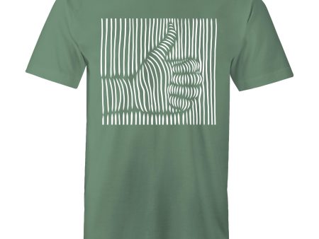 Men s Trippy 3D Thumbs Up T-shirt For Sale