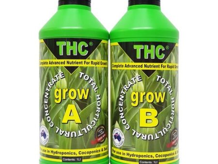 THC Grow A+B Nutrients - 1L Supply