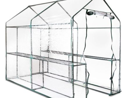 Clear Greenhouse Garden Shed 1.9M X 1.2M on Sale