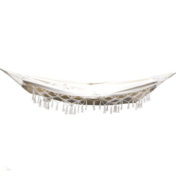 Cream Hammock With Tassels - Single on Sale