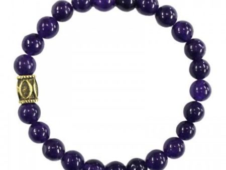 A Grade Amethyst  Crystal Bracelet For Discount