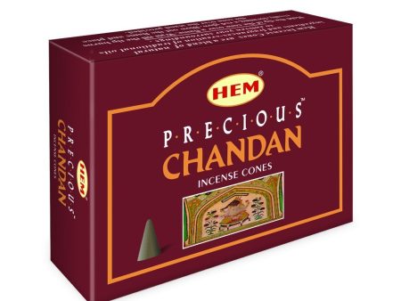 HEM - Precious Chandan - 120 Incense Cones Online now