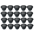 Black Net Pot - 140mm X 100mm - 20 Pack Fashion