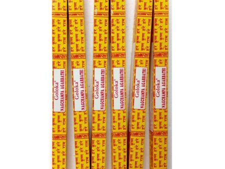 Goloka Incense Sticks - Nag Champa - 200 Sticks Online now