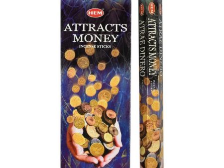 Attracts Money Garden Incense Sticks - HEM - Box Of 6 Fashion