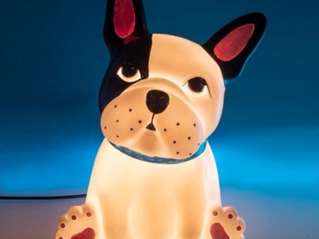 French Bulldog Table Lamp For Sale