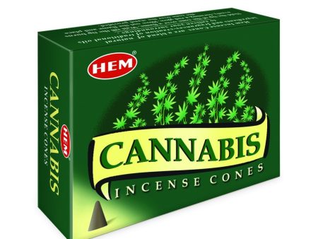 HEM - Cannabis - 120 Incense Cones Online