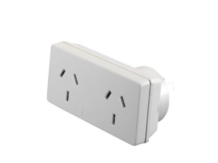 Double Adapter - Square With Right-Sided Plug Online Sale