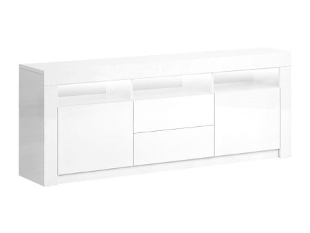 160cm White TV Cabinet   Entertainment Unit Fashion