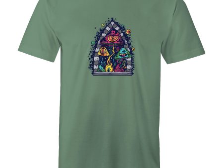 Men s Trippy Mushrooms Psychedelic T-shirt For Discount