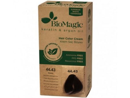 BioMagic Hair Colour Cream - Deep Brown Mahogany Gold Online Sale