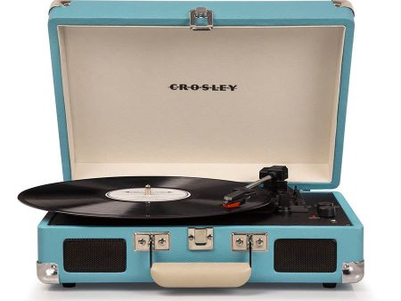 CROSLEY Crosley Cruiser Turquoise - Bluetooth Portable Turntable Online Hot Sale