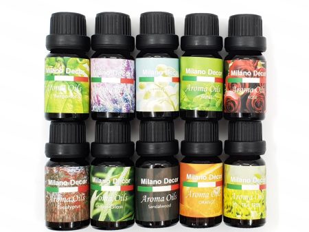 10 Pack Aroma Diffuser Oils Aromatherapy Fragrance 10ml Gift Pack Discount