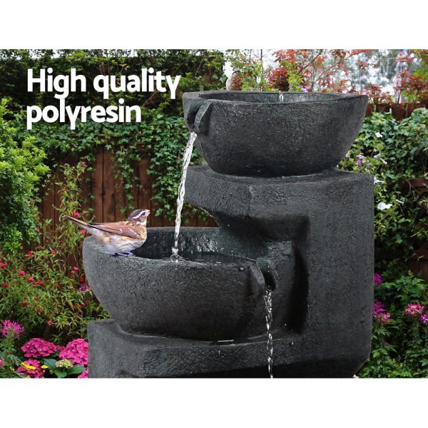 Garden Fountain with LED Light Feature Hot on Sale