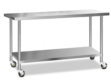 Commercial Hydroponic   Nursery Stainless Steel Work Bench - 1829MM x 610MM on Sale