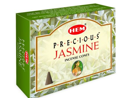 HEM - Precious Jasmine - 120 Incense Cones Hot on Sale