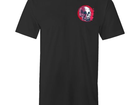 Men s Abstract Skull Pocket Tall Tee T-shirt Cheap