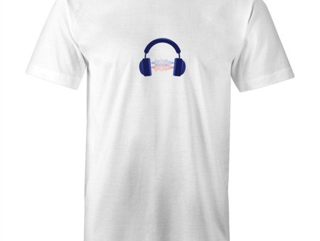 Men s Headphone Soundwave T-shirt Online