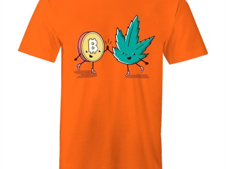 Men s 420 Bitcoin T-shirt Discount