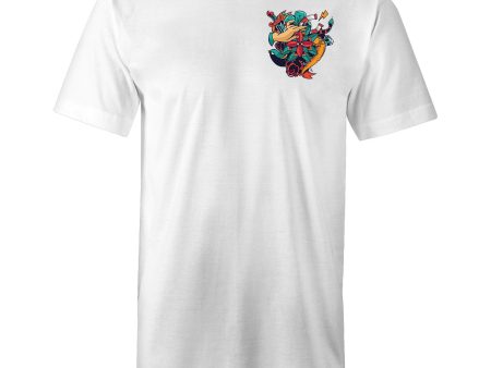 Men s Colourful Tattoo Pocket Tall Tee T-shirt Discount